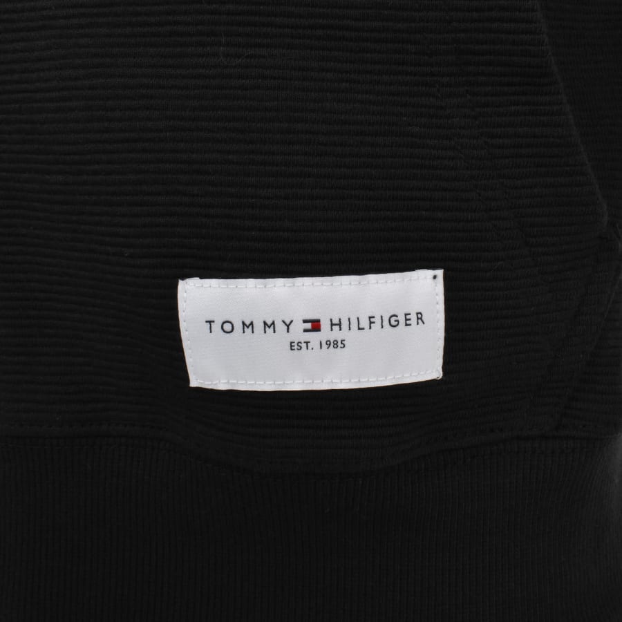 Tommy hilfiger tape sweatshirt black 2025